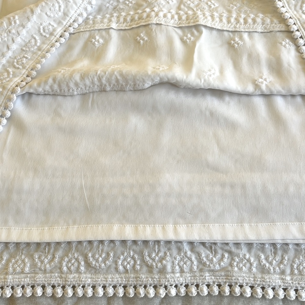 J.Jill Embroidered Pull-on Woven Skirt - Picture 5 of 6